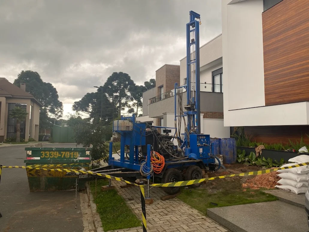 Poço semi-artesiano no Bairro São Brás em Curitiba